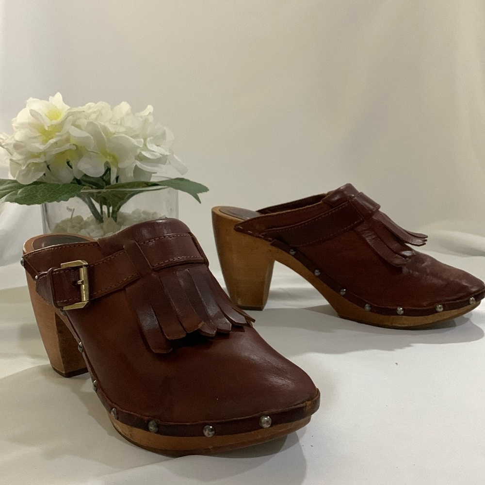 🔥1/2 OFF SUMMER SALE🔥 VINTAGE 1937 Footwear Studded Clog Mule